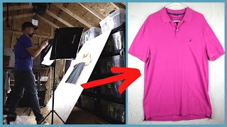 EASIEST Way to Photograph Shirts to Sell on eBay and Poshmark in 2022