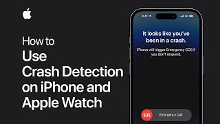 How to use Crash Detection on iPhone and Apple Watch | Apple Support Resimi