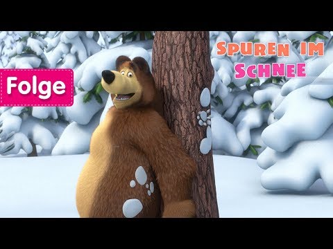 Mascha und der Bär - 🐾 Spuren im Schnee 🦔 (Folge 4)