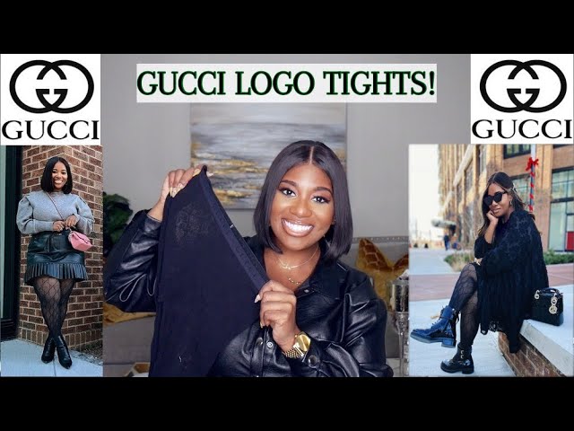 GUCCI LOGO TIGHTS REVIEW! SIZING, WEAR 