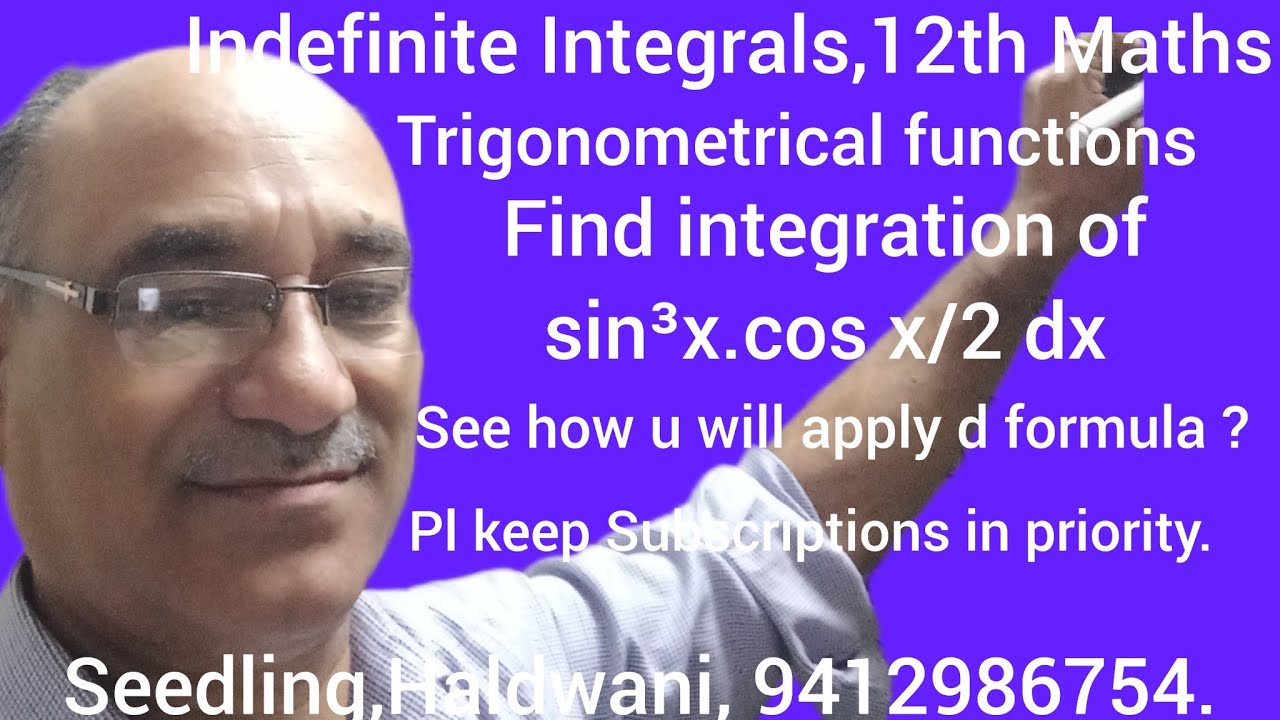 Indefinite Integrals 12th Maths Trigonometrical Functions Find indefinite-integrals-12th-maths-trigonometrical-functions-find
