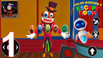 Color Monster 2 Escape Room | Chapter 1 - Gameplay Walkthrough Part 1 (Android, iOS)