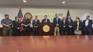 Lancaster County announces arrest in two related violent crimes