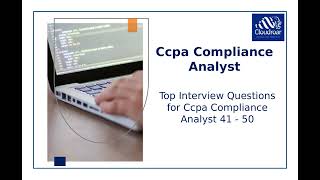 Top 10 Ccpa Compliance Analyst Interview Questions and Answers For 2025 | Part 5
