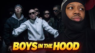 FIRST TIME LISTENING TO!! BOYS IN THE HOOD – WOLFIZM, KEY K, OG, BEKATRINA & MORE (REACTION!!)