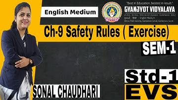 Std-1/Sub-EVS/ Ch-9 Safety Rules