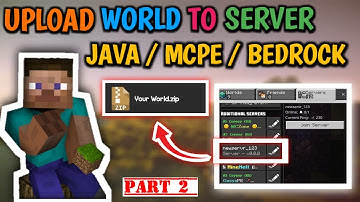 Upload world to your Minecraft server | Add custom world in Minecraft java/mcpe | Assist Gaming