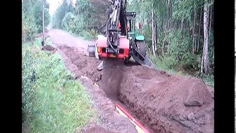 ALLU Transformer Screener Crusher - Pipeline Backfilling in Finland