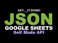 Google Sheets - JSON API, Wep App - e.j1 p.1