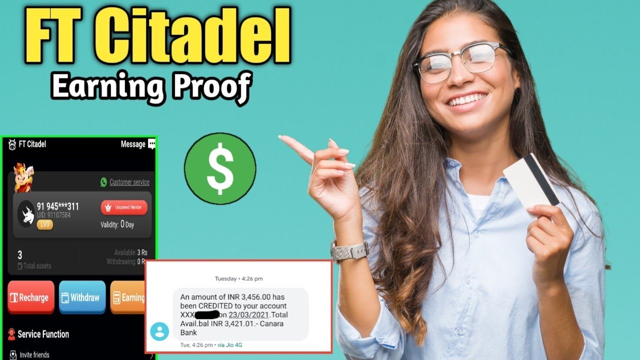 FT Citadel | Best Earning App | How to Earn Online | FT Citadel App ...
