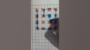 Draw the checkered path with numbers👻🤔 #games #challenge #gamechallenge