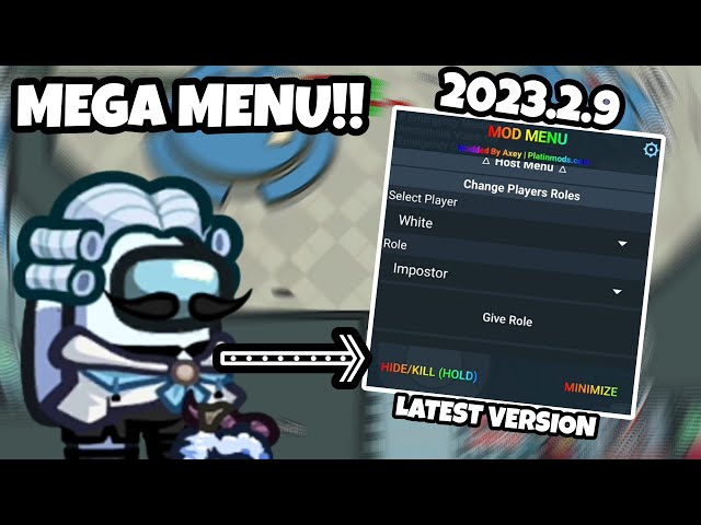 Among US  MEGA MOD MENU 2023!! & BEST FEATURES AND MORE!! (Latest Version)  