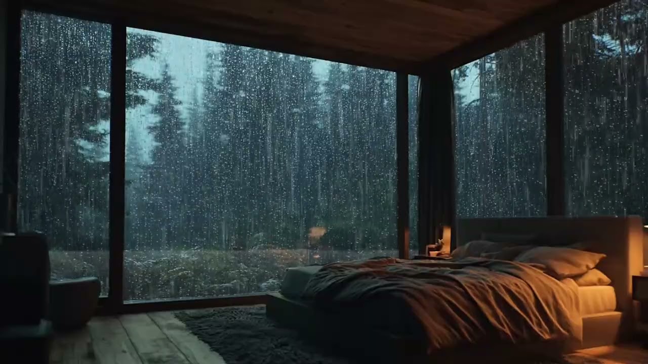 Sleep Instantly in 3 Minutes 🌧⚡ | Powerful Rain and Thunder Sounds for Deep Sleep