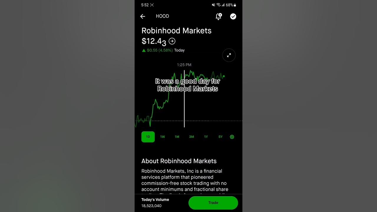 Robinhood Markets Stock Price Movement Robinhood Stock Market