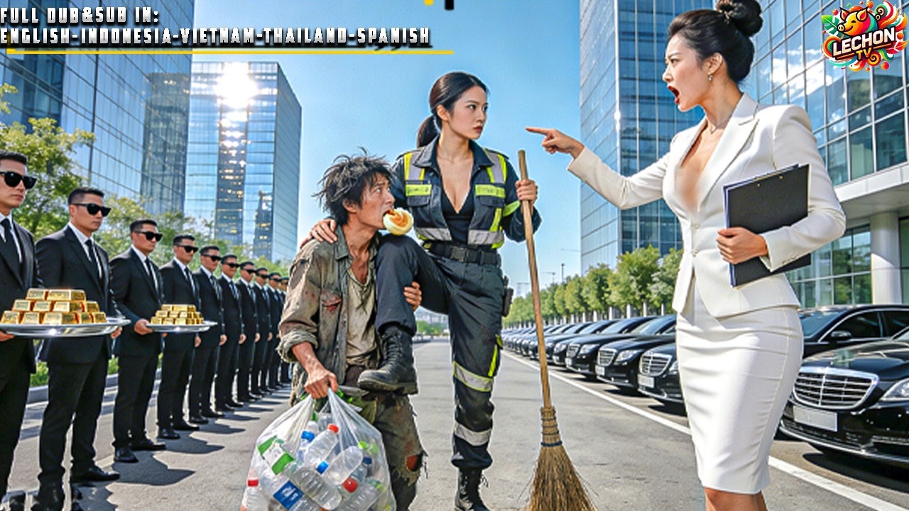 Billionaire Woman Poses as Janitor, Mocked—A Beggar Proposes, His True Identity Shocks All