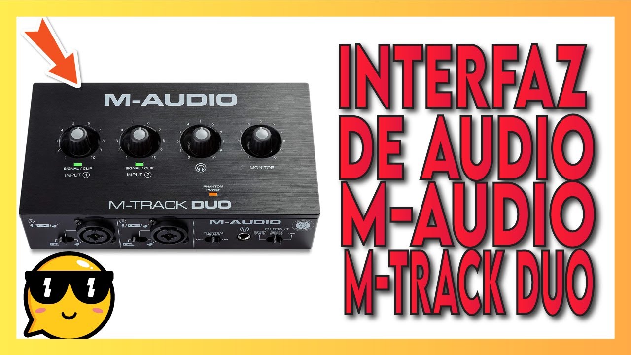 🚀 MAudio MTrack Duo Interfaz de audio USB para grabación