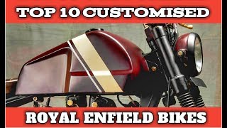 Top 10 Customized Modified Royal Enfield Bikes Bullet Addict Clic 350 Himalayan Bullet 500