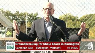 Champlain Housing Trust: Groundbreaking for Shale Beach in Burlington