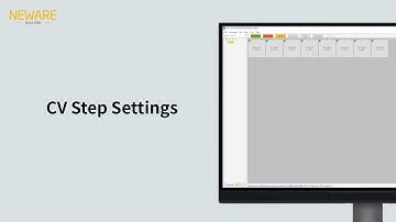 CV Step Settings (BTS 9.0)