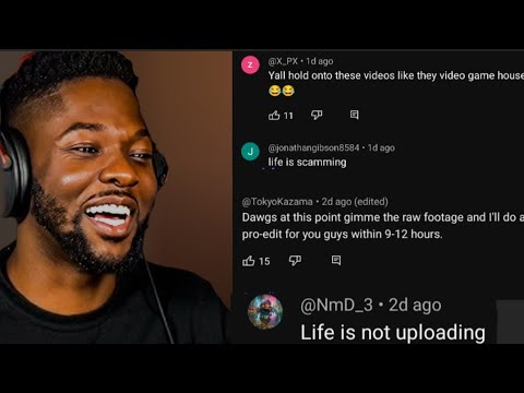 RDC Goes Through Comments On The Gaming channel 😂