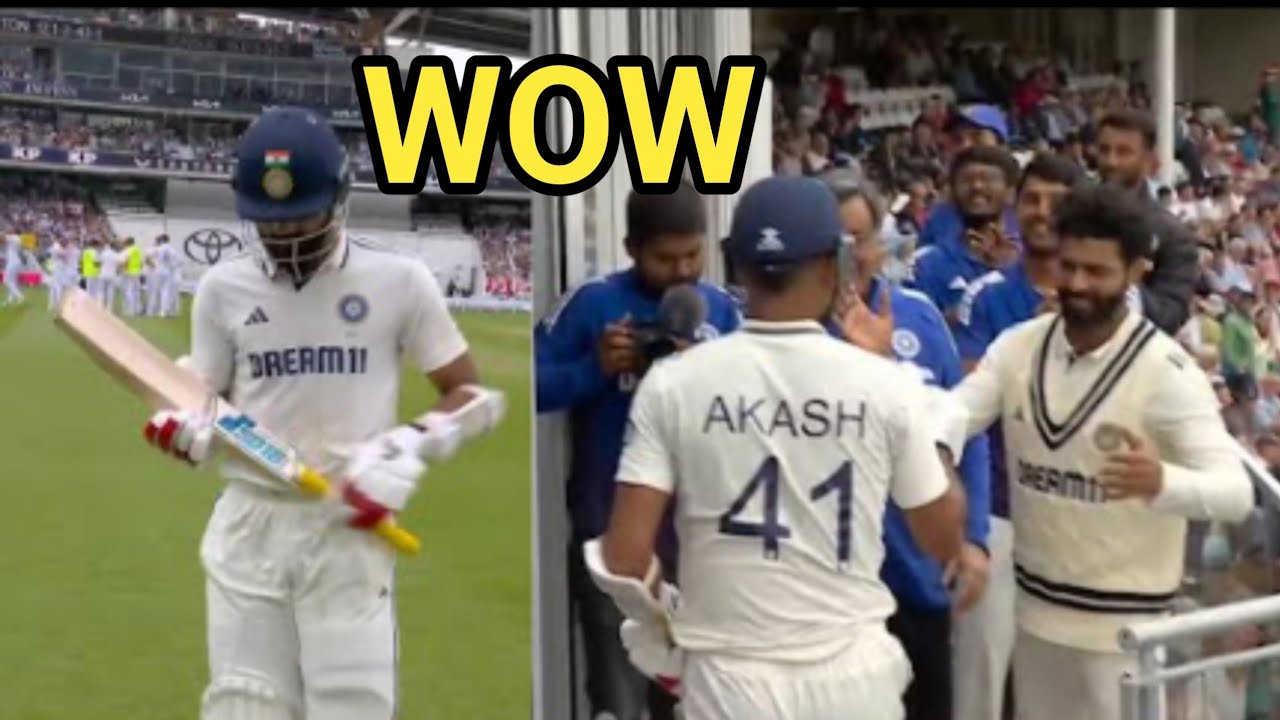 Akash Deep Emotional After Out|Akash Deep 66(94)Runs Batting Vs England Today Match|Akash Deep out