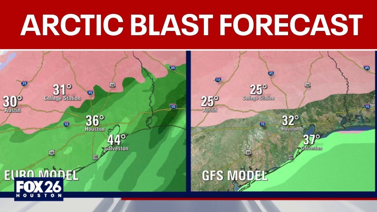 Houston arctic blast forecast: Timeline, chances of ice