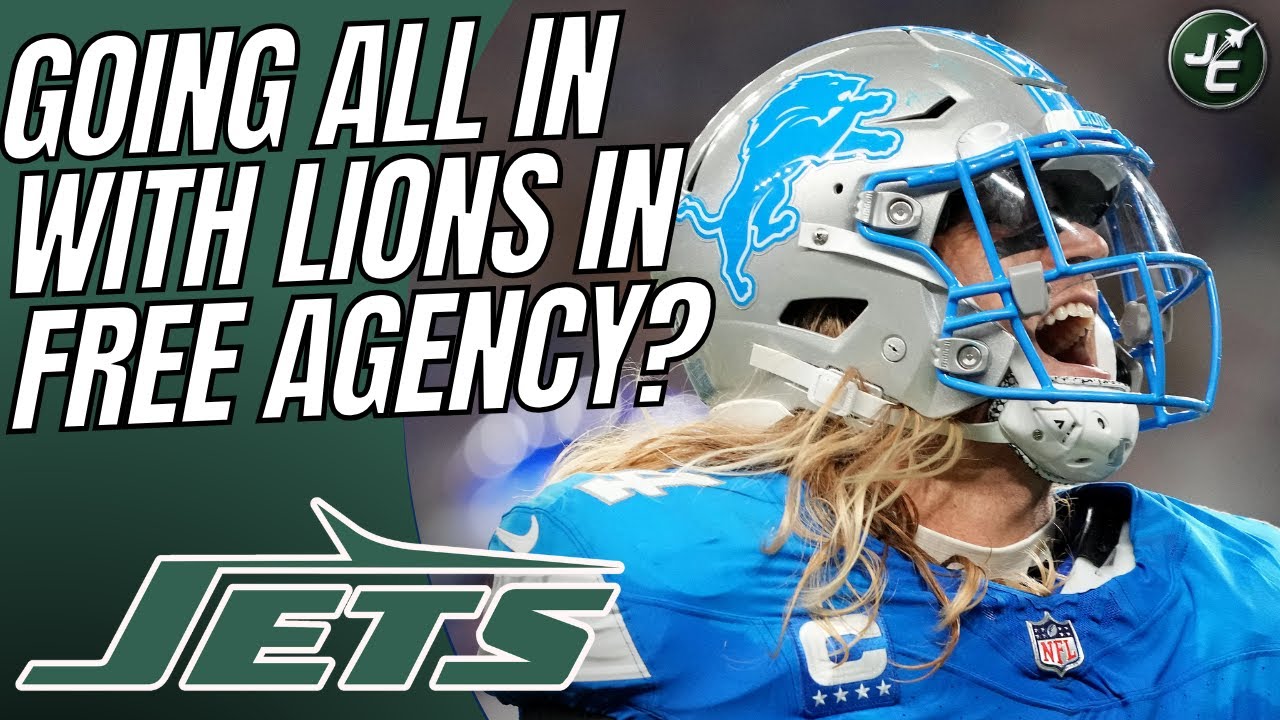 Will The New York Jets Go "All In" WIth Lions Free Agents? | 4 Free Agent Targets