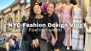 VLOG | Week in the Life of a 28-Year-Old Fashion Design Student in NYC | FIT, Fashion Week & The Met
