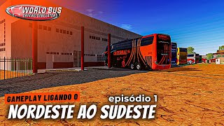 🥵 DO NORDESTE AO SUDESTE (ep1)! World Bus Driving Simulator screenshot 3
