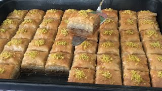 İDEAL TÜRK PAXLAVASININ hazırlanması.Ağızda  qovurğa kimi ovulan, SUPER TÜKRK BAKLAVASI tarifi.