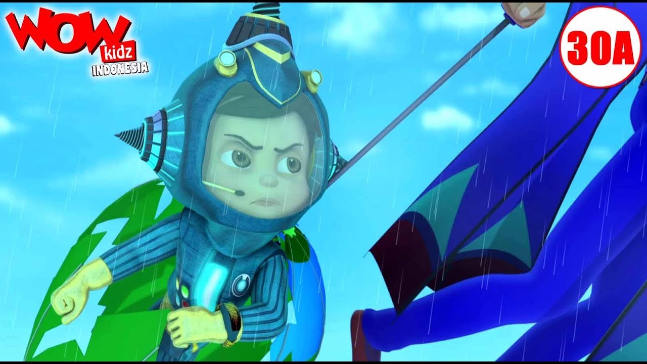 Kartun Anak | Vir: The Robot Boy Bahasa Indonesia | Vir Vs Lelaki Berpayung | WowKidz Indonesia