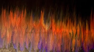 Acrylic Painting - 🔥FIRE🔥 #shorts