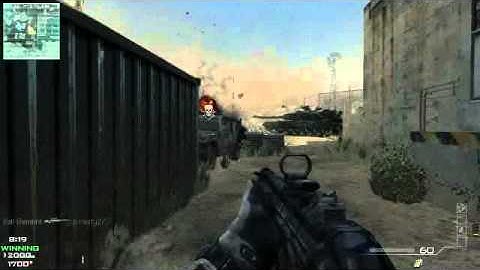 Call Of Duty MW3-Lucky Throwing Knife Chain Reaction Kill