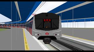 (Old Route,Old Train)MTR OpenBVE East Rail Line MLR Driving from Hung Hom to Low Wu