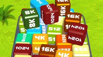 Merge Cube 2048 3D - ASMR Gameplay (Cubes Math, Level Up NumberBlocks Jelly Balls) Inka Kubes 41