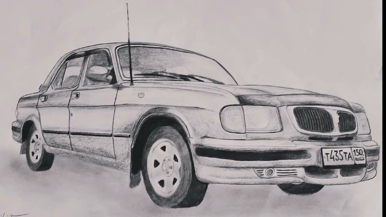 Как нарисовать газ