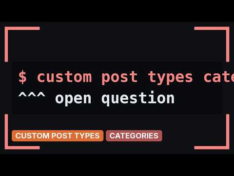 Wordpress: CPT category hierarchy (2 Solutions!!)
