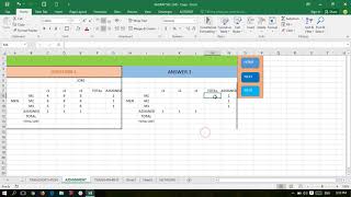 Assignment problems solved using solver in excel