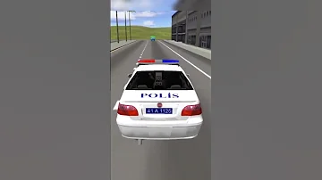 سيارة الشرطة صوت صفارة الشرطة الحقيقي Shorts 