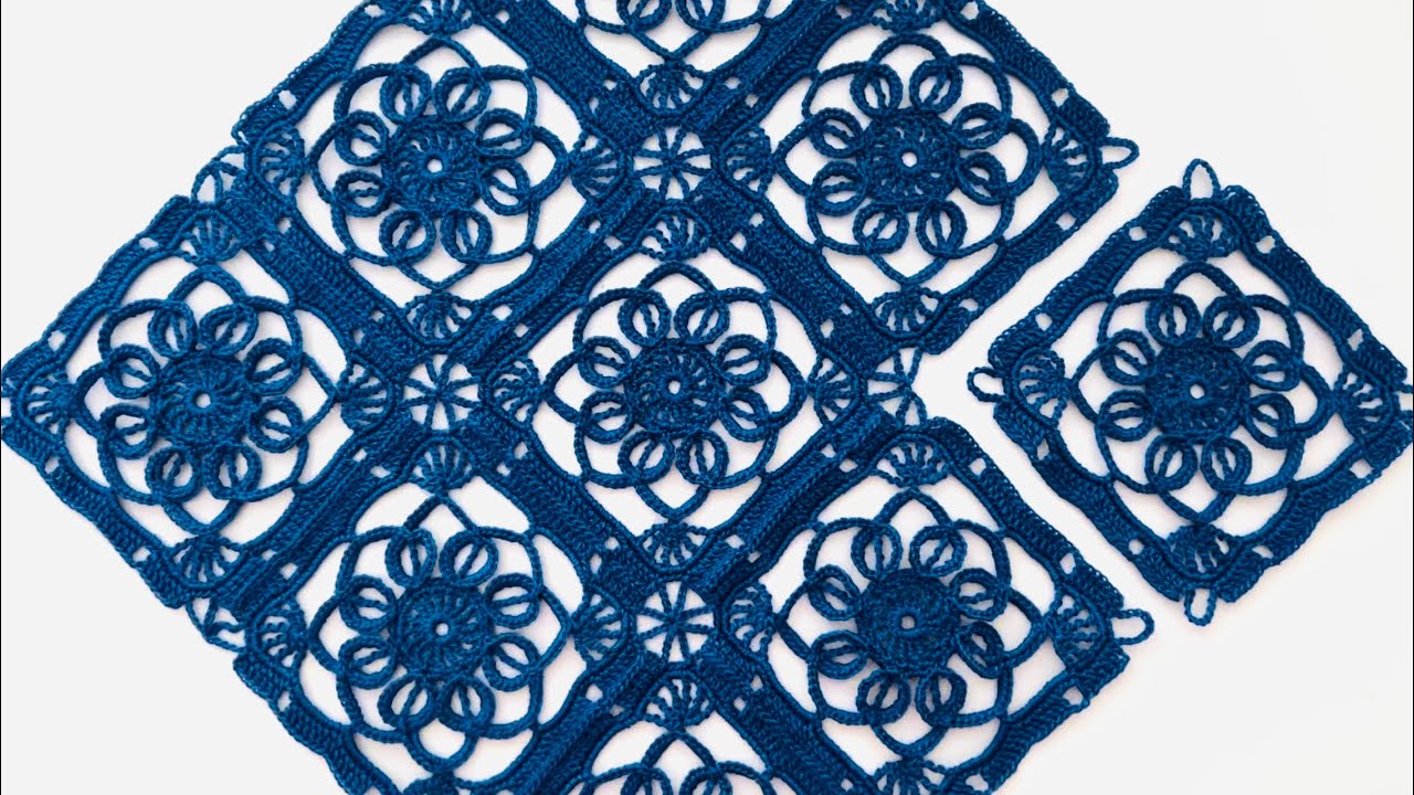 BRIGHT and DAZZLING 🧶Crochet Shawl Blouse Runner Table Pattern