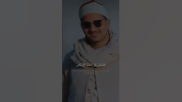 خَصۡمَانِ بَغَىٰ بَعۡضُنَا عَلَىٰ بَعۡض | محمد صديق المنشاوي | سورة ص | بيات