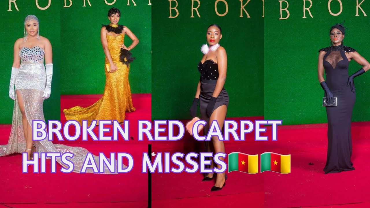 BROKEN CAMEROONIAN MOVIE PREMIERE🇨🇲🇨🇲|| RED CARPET HITS AND MISSES ||Cameroonian youtubers