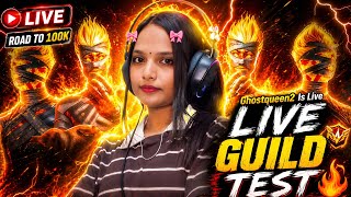 FREE FIRE LIVE GIVEAWAY CUSTOM ROOM 😍| FF LIVE REDEEM CODE GIVEAWAY WITH GHOSTQUEEN2#GIVEAWAY #FF