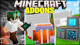 🔥TOP 3 ADDONS SURVIVAL para o SEU MINECRAFT MCPE/BEDROCK 1.21+🔥
