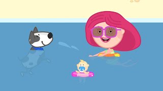 Çocuk videoları - Eğitici çizgi film - Smarta'nın sihirli çantası - Smarta bebek ile sahile gidiyor Resimi