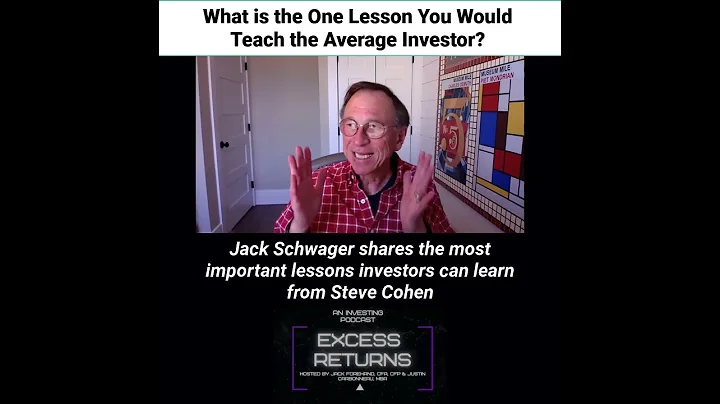 Market Wizards Author Jack Schwager Shares the One Lesson Investors Can Learn From Steve Cohen