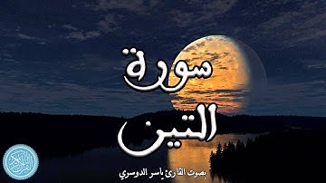 القرآن الكريم | 95 . سورة التين ( ياسر الدوسري )