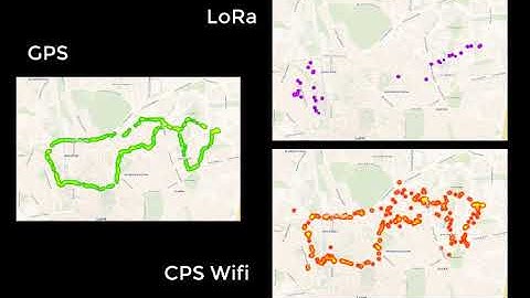 LoRa Vs Wifi Vs GPS Positioning Test Results