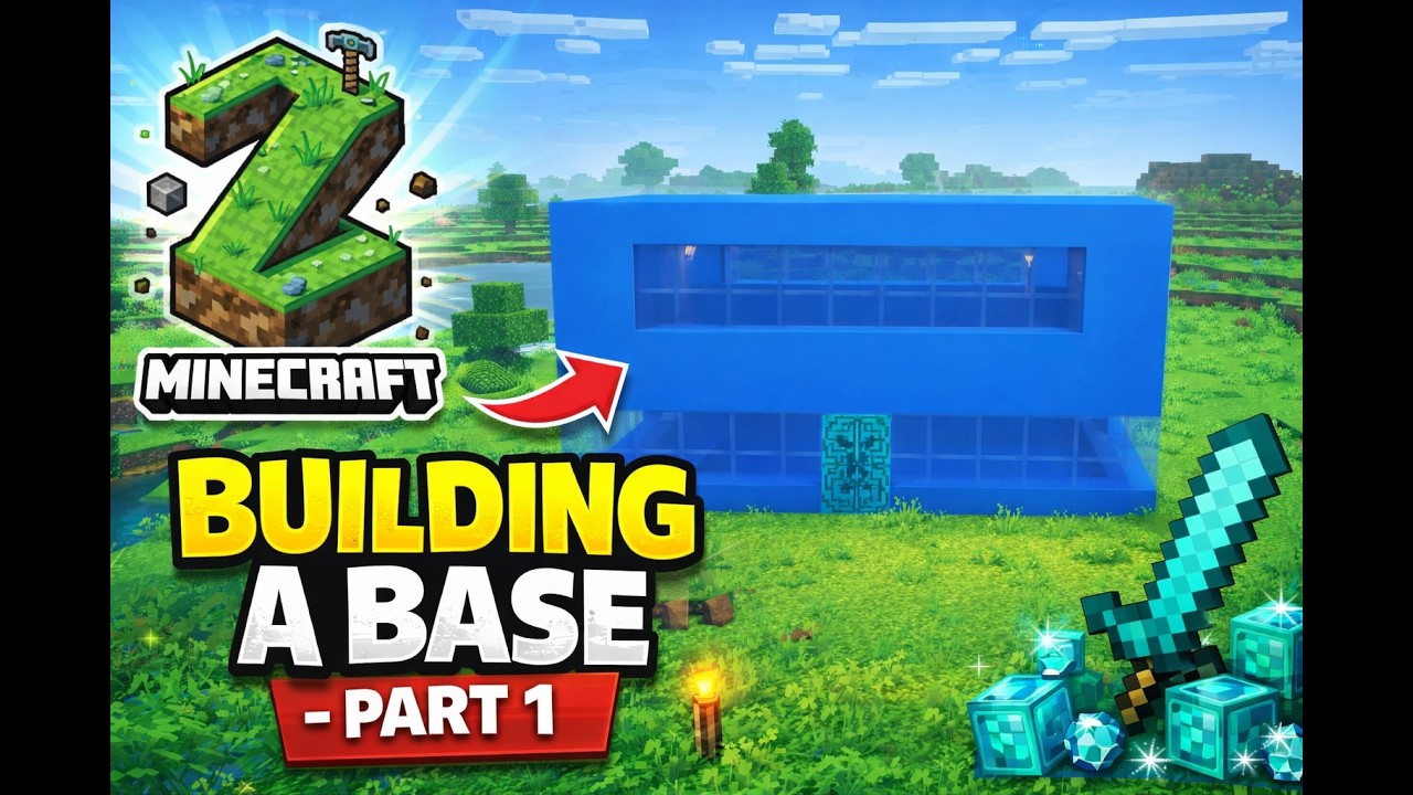 Building a Minecraft Base - Part 1 - YouTube
