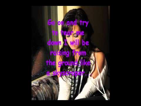 Skyscraper by Demi Lovato (Lyrics)